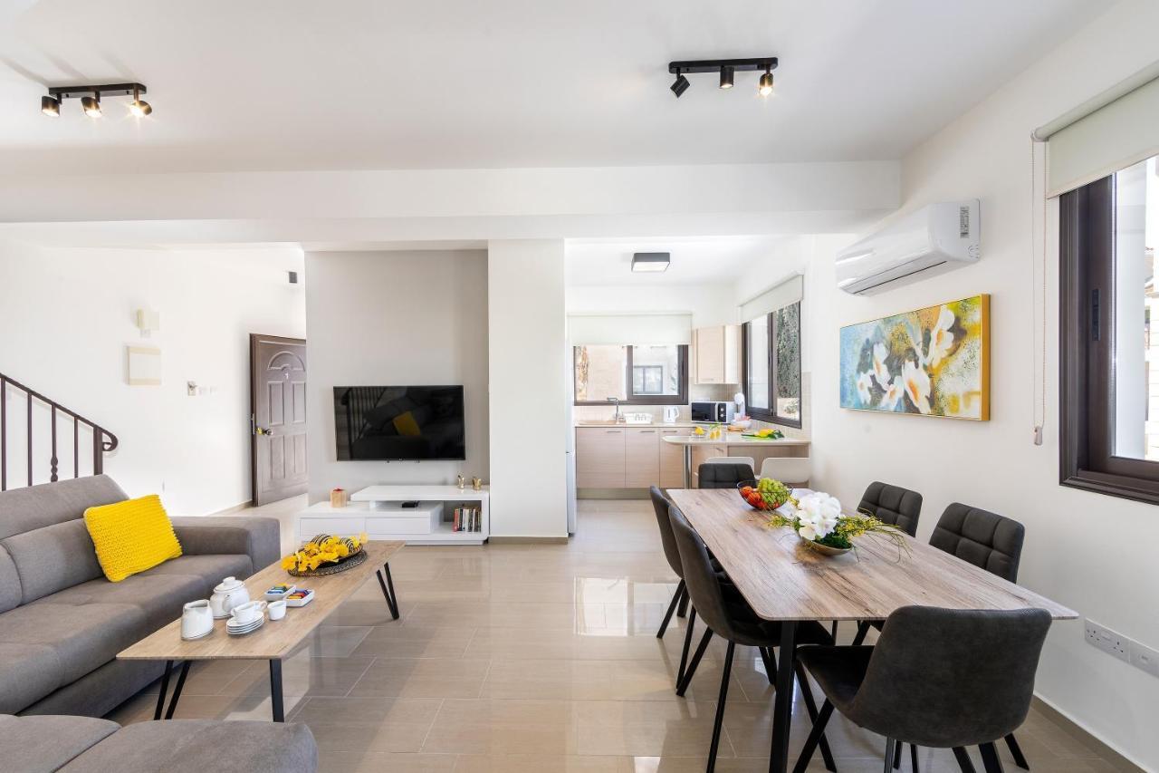 Protaras Villa Angela Nefeli Paralimni Bagian luar foto